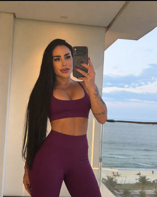 Conjunto Fitness Aura Navy