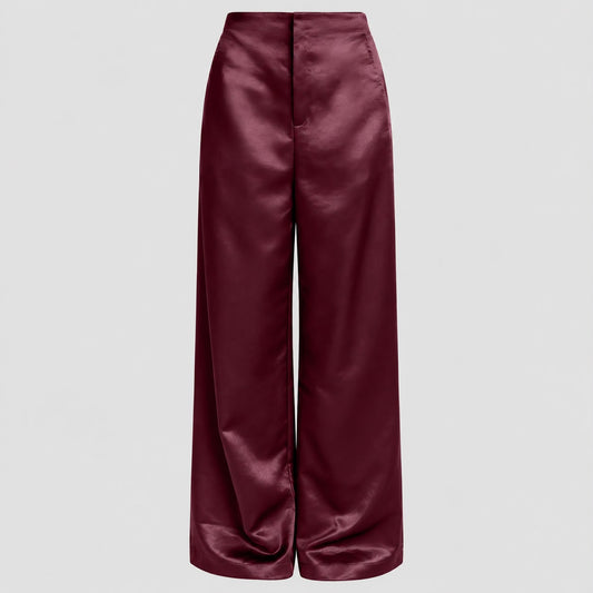 Aura Bordeaux Pants