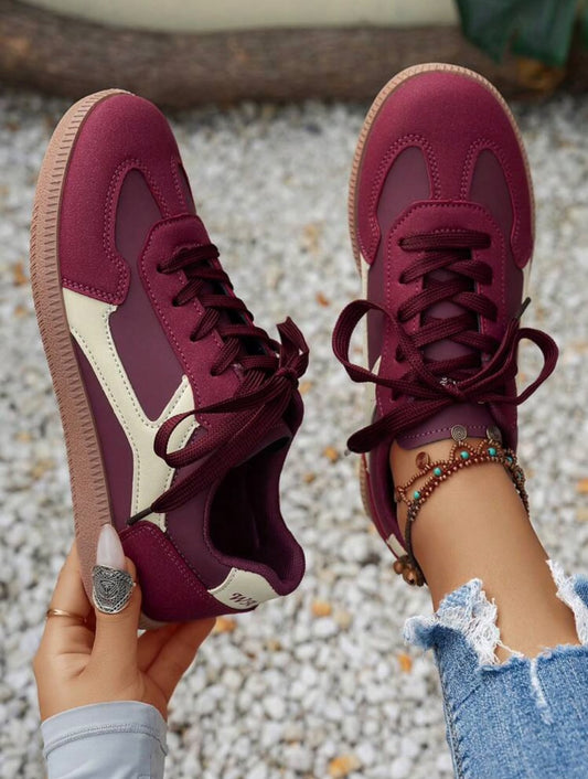 Aura Wine Sneakers