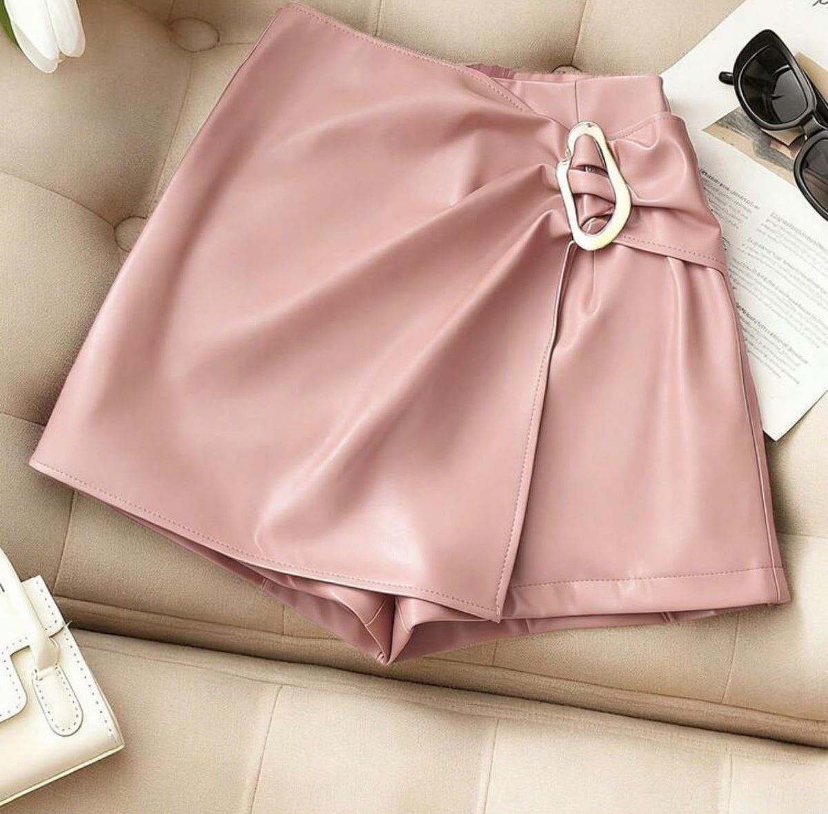 Short Saia Aura Bordeaux