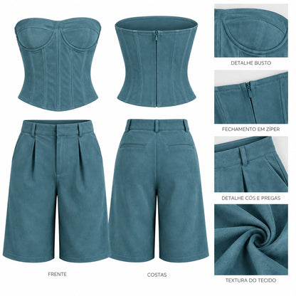 Aura Blue Corset