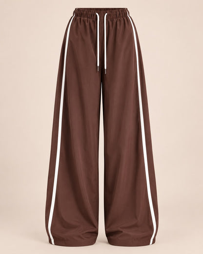 Wine Sport Palazzo Pants