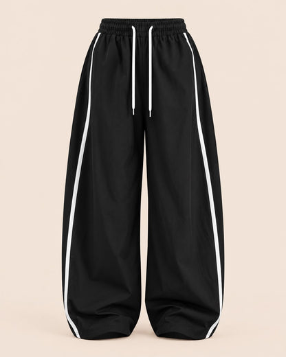 Wine Sport Palazzo Pants