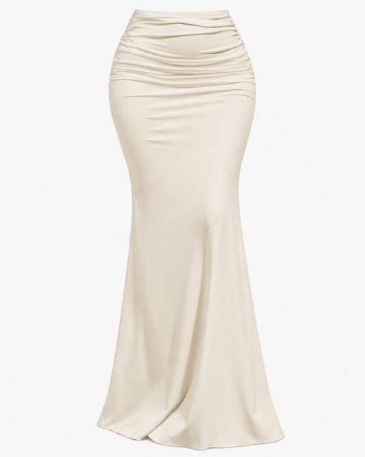 Aura Draped Long Skirt