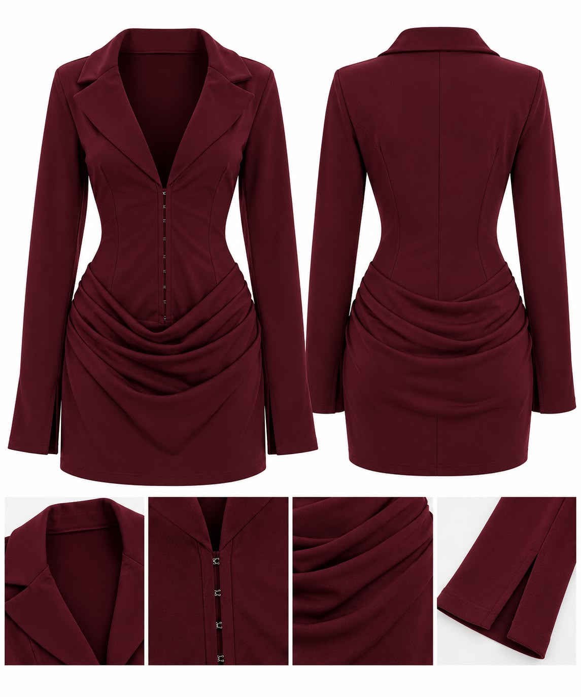 Vestido Blazer Aura Sculpt