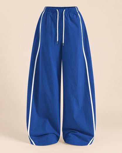 Wine Sport Palazzo Pants